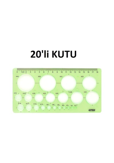 Daire Şablonu 20'li Kutu Genel