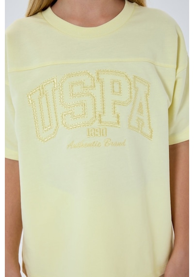 U.s. Polo Assn. Kız Çocuk Sarı Bermuda Takım Us2527-c-v5 Sarı