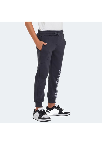 Slazenger LANEY Çocuk Cepli Koyu Gri Eşofman Altı