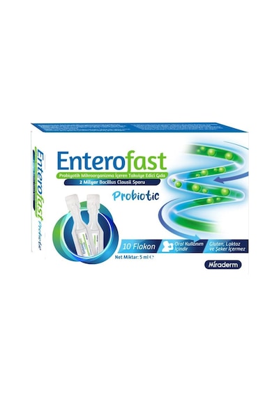 Enterofast Probiotic 10 Flakon Yetişkin