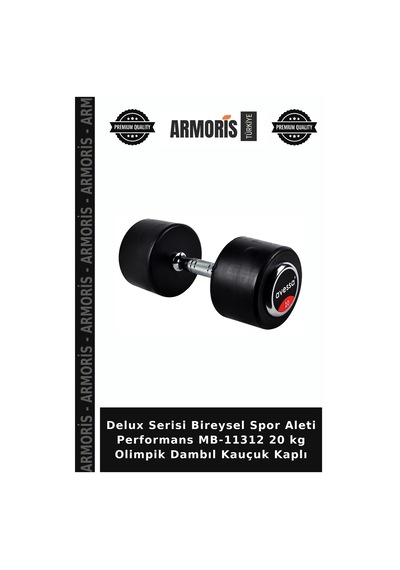 Delux Serisi Bireysel Spor Aleti Performans Mb-11312 20 Kg Olimpik Dambıl Kauçuk Kaplı