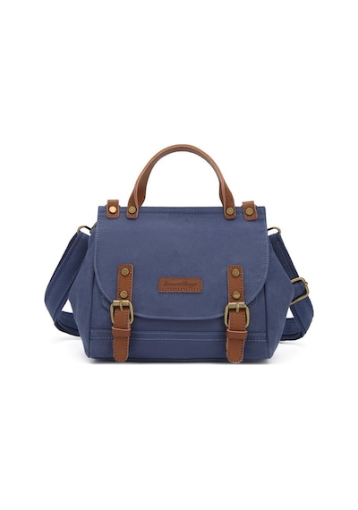 Kanvas Kumaş Kadın Çantası Elden Tutmalı Smart Bags 1327 Lacivert