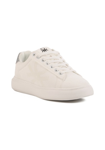 United Colors Of Benetton Beyaz Hafif Kadın Sneaker Bnı-11567 Z