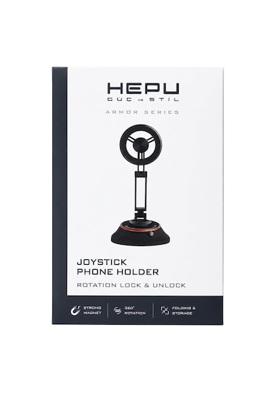 Armor Series Hp-aa01 Güçlü Manyetik Araç İçi Telefon Tutucu - 360 Dönebilen Başlık Ve Katlanabilir Alüminyum Alaşım Gövde Tüm Akıllı Telefonlarla Uyumlu Torpido Üstü Mıknatıslı Araç Tutacağı
