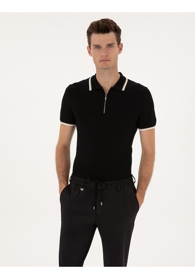 Pierre Cardin Erkek Siyah Kazak /triko 50315745-vr046 Siyah