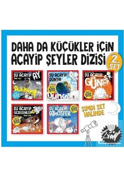 Daha Da Küçükler için Acayip Şeyler Dizisi 2. Set 5 Kitap