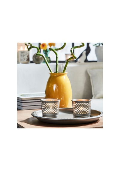 Berggran Tealight Mumluk, Gri