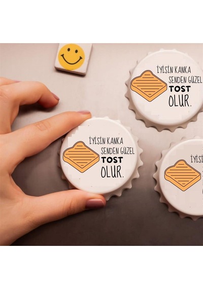 İyisin Kanka Senden Güzel Tost Olur Açacak Magnet 2912-1