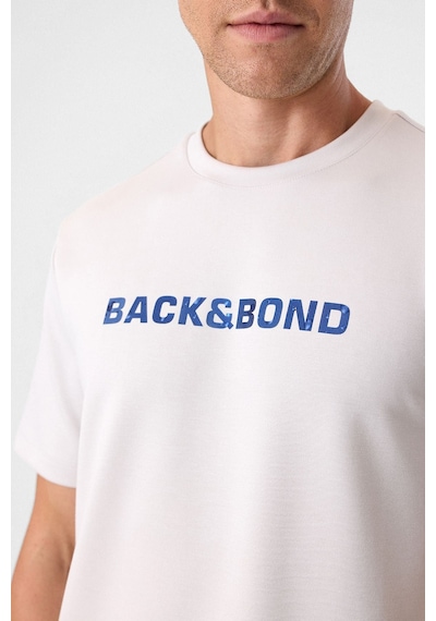 Back And Bond Bej Regular Fit Bisiklet Yaka Tişört Çok Renkli