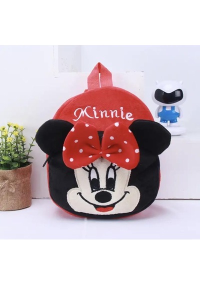 6Renk Minnie Mouse Peluş Sırt Çantası 22 Cm-2036 Altın