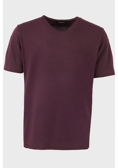 Buratti Pamuklu Regular Fit V Yaka T Shirt Erkek T Shirt 5902719 Vişne