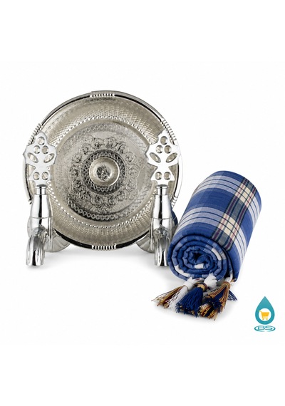 Bs Hamam Taslı Ikili Osmanlı Musluğu Krom 1/2 Peştamal Dahil