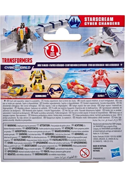 Tra Cyberworld Cyber Changers Ast Starscream G1044