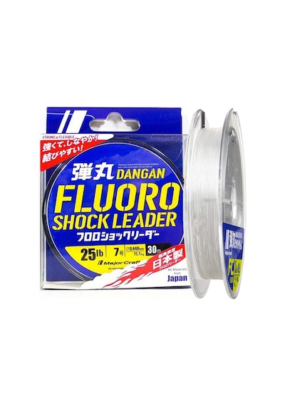 Major Craft Dangan Fc Shock Leader Dfl Pe 7.0 0.44mm 25lb/11.3kg 30mt