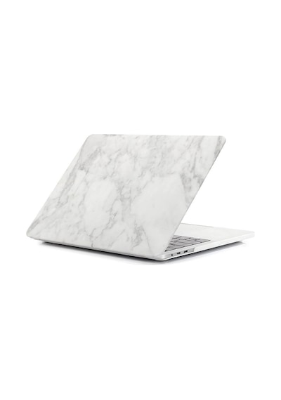 Apple Uyumlu MacBook Air 13 İnç Sert Kılıf Mermer Desenli İnce Tpu Çizik Darbe Koruma Havalandırmalı A1369 A1466 Siyah