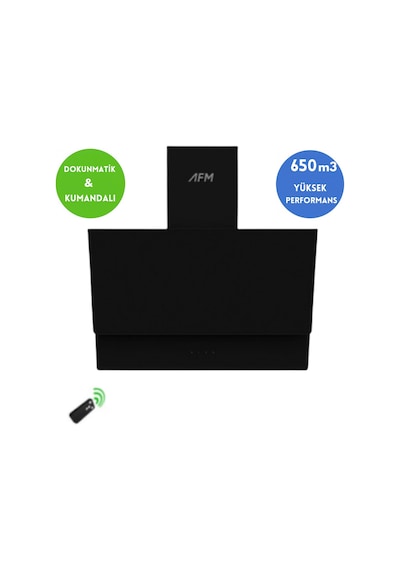 Alveus Afm Serisi Mareo Turbolu Cam Dijital FM7700 + FM2200 + FM3400B Siyah 3'lü Ankastre Set
