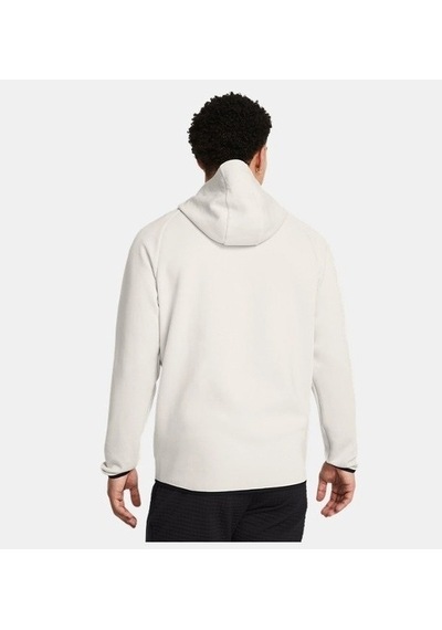 Under Armour Ua Unstoppable Flc Fz Hd Erkek Fermuarlı Sweatshirt 1389352-110 Beyaz