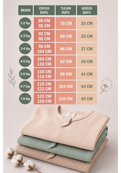 Babyhola 1 Tog Yazlık Çocuk Uyku Tulumu 1-8 Yaş Unisex Kısa Kollu %100 Pamuk Waffle 2702 Mint