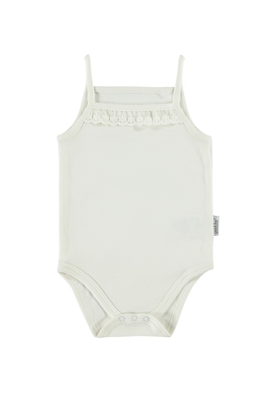 Civil Baby Kız Bebek Çıtçıtlı Badi 12-24 Ay Ekru 14587140523Y-1 Ekru