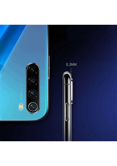 Noktaks - Xiaomi Uyumlu Xiaomi Redmi Note 8t - Kılıf Şeffaf Soft Slim Fitt Süper Silikon Kapak T10945 Şeffaf