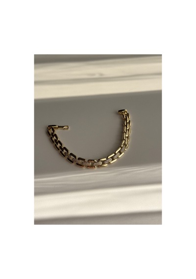 Gold Kuyumcu İşçilikli Taşlı Ashley Bileklik -kararma Yapmaz- Altın 66150799
