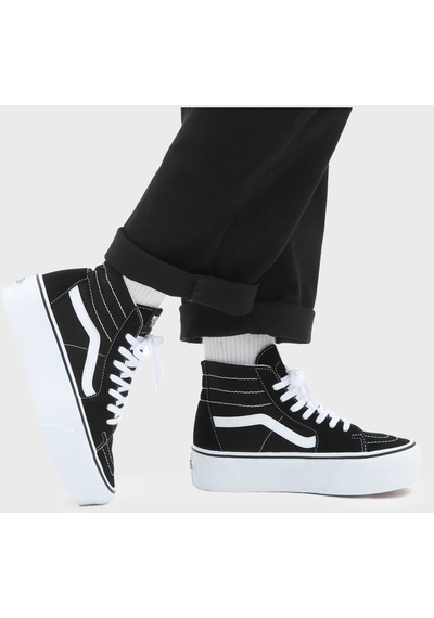 Vans Kadın Ayakkabı Vn0a5jmkbmx1 Siyah-beyaz Siyah - Beyaz