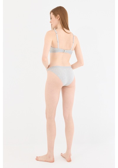 Naphor Touch Gri Bikini Külot Ten
