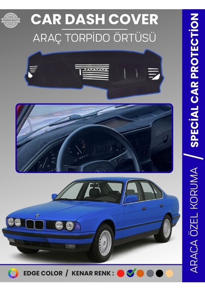 Bmw E34 5 Serisi Airbagsiz 1988-1996 Torpido Örtüsü Panel Torpido Koruma Tam Uyum Çatlamayı Önler - 267 Stiloto