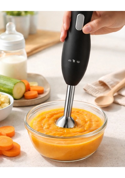 Ergonomik Tasarımlı El Blenderı Paslanmaz Çelik Metal Blender Ayağı Renkli