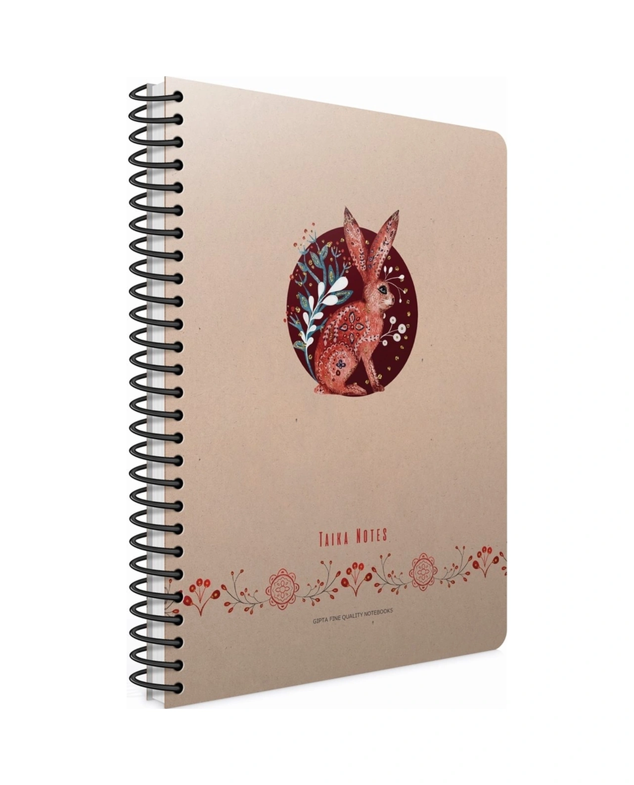 Taika Notes Spiralli Sert Kapak Defter 17x24 120 Yaprak Çizgili 4 Lü Paket Karışık