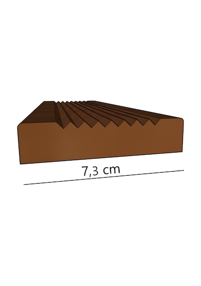 Ahşap Deck Kahverengi 49 Cm 5 Adet- 0,18 M2