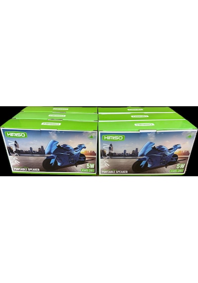 Kımıso Kms-281 Motor Tasarımlı Bluetooth Hoparlör Sd Kart Usb Kablosuz Speaker Sencan Sound