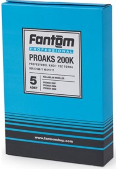 Fantom Promidi 200 Profesyonel Süpürge Toz Torba