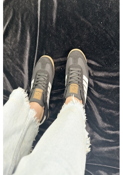 Unisex Ortopedik Spor Ayakkabı Şeritli Bağcıklı Alçak Düz Kaymaz Taban Hafif Yürüyüş Sneaker 1595 Siyah - Beyaz Unisex Ortopedik Spor Ayakkabı Şeritli Bağcıklı Alçak Düz Kaymaz Taban Hafif Yürüyüş Sneaker 1595 Siyah - Beyaz
