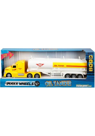 Sunman Oyuncak Maxx Wheels Sesli Ve Işıklı Yakıt Tankeri 1:50