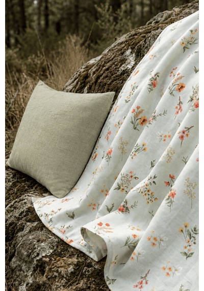 La Notte Flower Garden Tek Kişilik 3 Parça Pike Takımı 160x230 + 100x200 + 50x70 Cm Çok Renkli