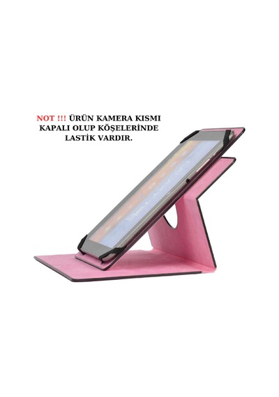 Xiaomi Redmi Pad Se 11" İle Uyumlu Kılıf Dönebilen Lastikli Kapaklı Koruyucu Kılıf