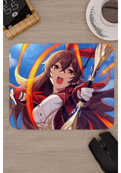 Amber Genshin Impact Anime Gacha V2 - 22x18 Gaming Mouse Pad Fare Altlığı