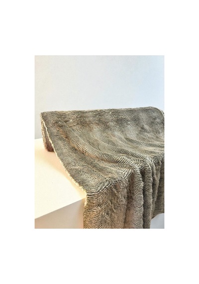 Peluş Kumaş Çizgi Desen 50x150 Cm Ultra Lüks, Kalın Ve Yumuşak Doku Çok Renkli Çok Renkli