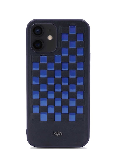Kajsa Apple Uyumlu iPhone 12 Kılıf Kajsa Preppie Serisi Spotlight Woven Kapak ZORE-216716