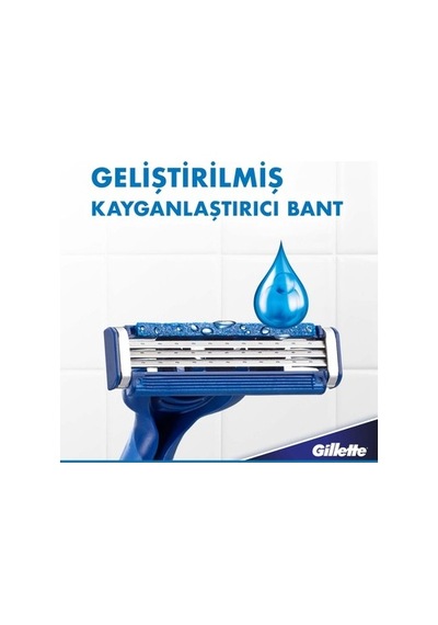 Kullan At Tıraş Bıçağı 8 Adet 3 Bıçaklı Konforlu