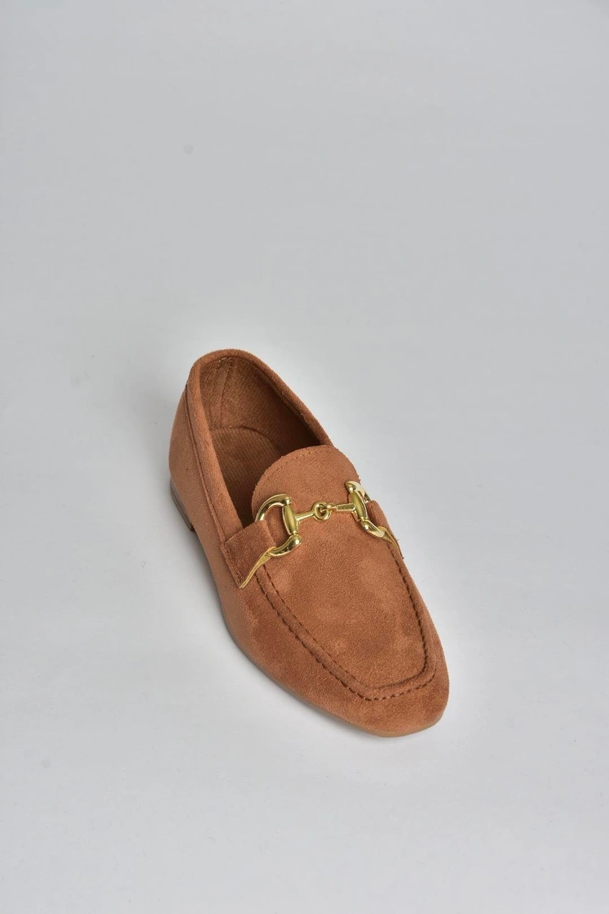 Fox Shoes V780161202 Taba Süet Günlük Kadın Ayakkabı Taba-süet