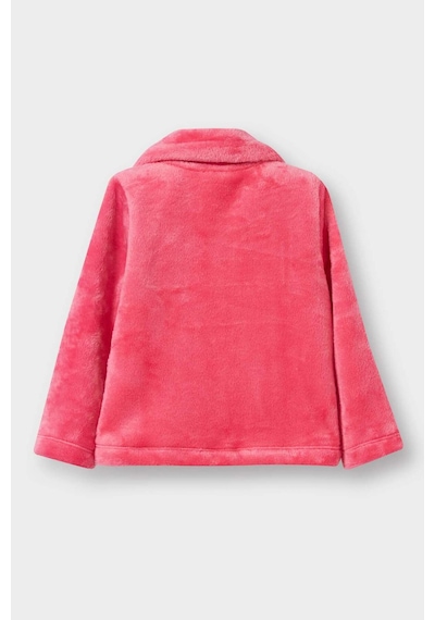Defacto Kız Bebek Bebe Yaka Düğmeli Pelüş Hırka E8772a525aubr80 Pembe