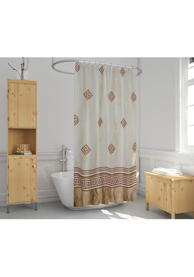 Zethome Evdy Banyo Duş Perdesi 4860  Tek Kanat 1x110x200 Çok Renkli
