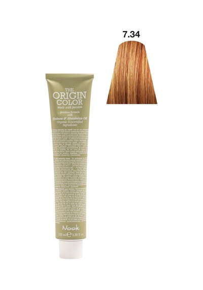 Nook Origin Color Profesyonel Saç Boyası 100 ML Kumral Altın Bakır
