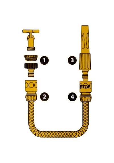 6359 Garden Kit 1/2'' 12.5mm Pvc Bahçe Hortumu 30 Mt