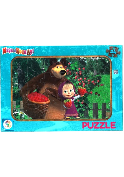 Maşa Ile Koca Ayı 24 Parça Puzzle/Yapboz