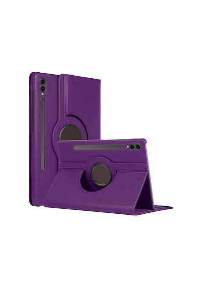 Microsonic Samsung Galaxy Uyumlu Tab S10 Plus X820 Kılıf 360 Rotating Stand Deri Tablet Kılıfı
