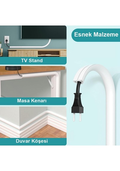 Esnek Kablo Kanalı Krem/gt-kk13