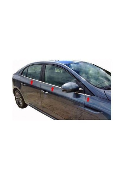 Renault Megane 4 Sd Krom Cam Çıtası 6 Parça 2017 Sonrası N11.5300